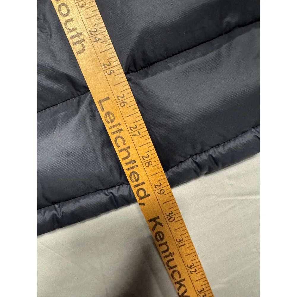 Columbia Mens Black Puffer Jacket Full Zip Quilted Insulated Coat Small